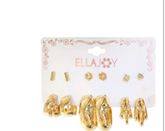 Golden Essentials Earring Set